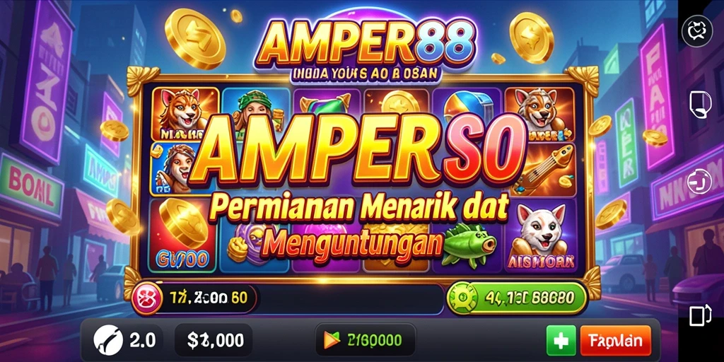 Screenshot AMPER88 menampilkan gameplay Slot yang seru dan mengasyikkan.