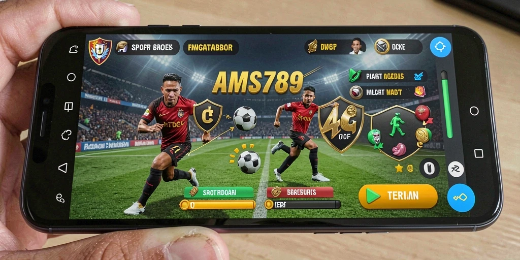 Tangkapan layar utama AMS789 menampilkan fitur taruhan olahraga yang menarik.