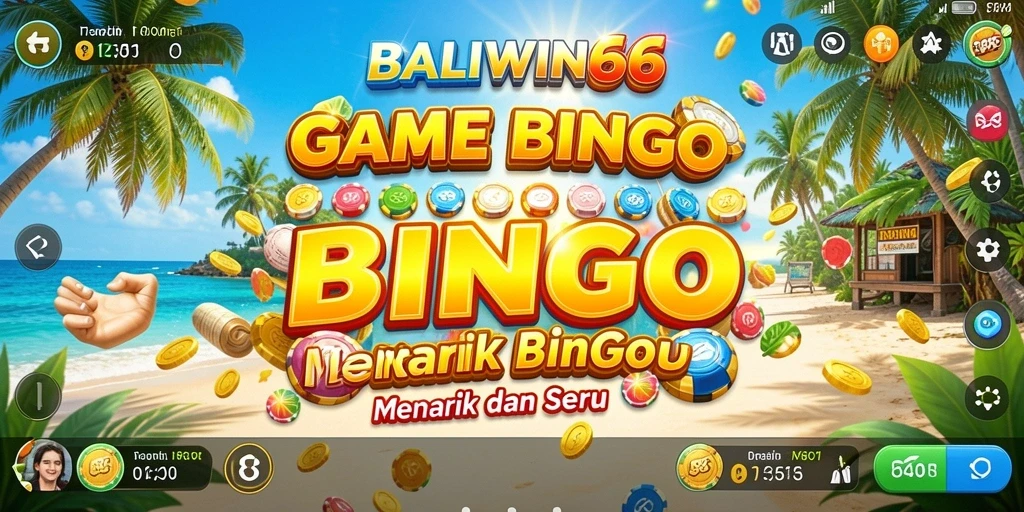 Tampilan gameplay Bingo yang seru di BALIWIN66.