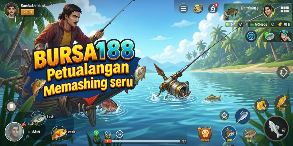 Screenshot BURSA188 menampilkan aksi memancing yang menggembirakan.