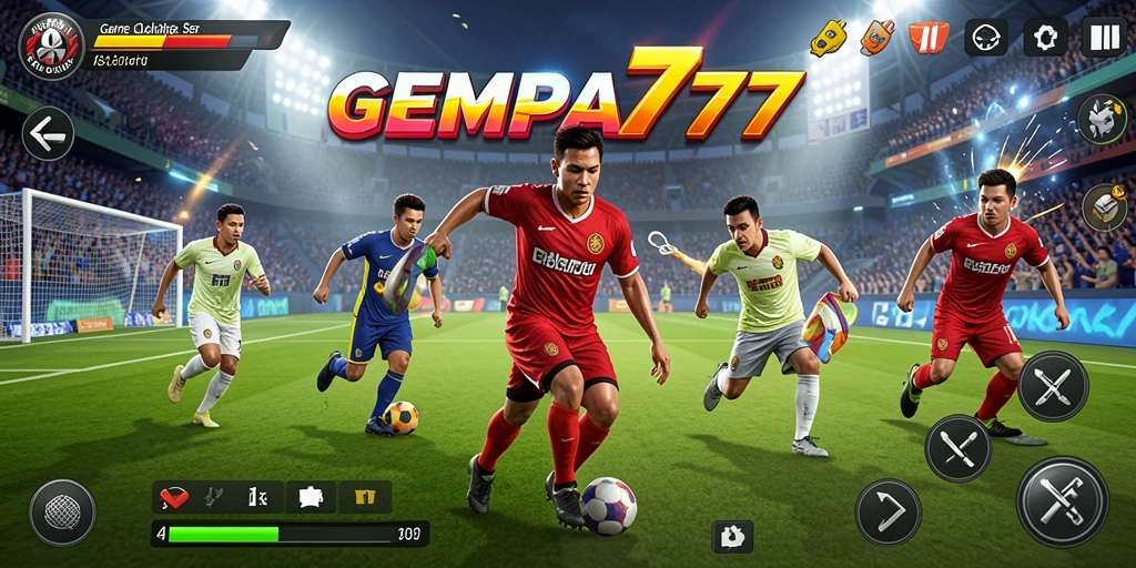 Tampilan gameplay GEMPA777 dengan grafik olahraga yang menakjubkan.