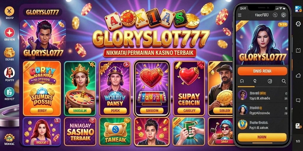 Tampilan menarik dari gameplay Kasino GLORYSLOT777 yang penuh aksi.