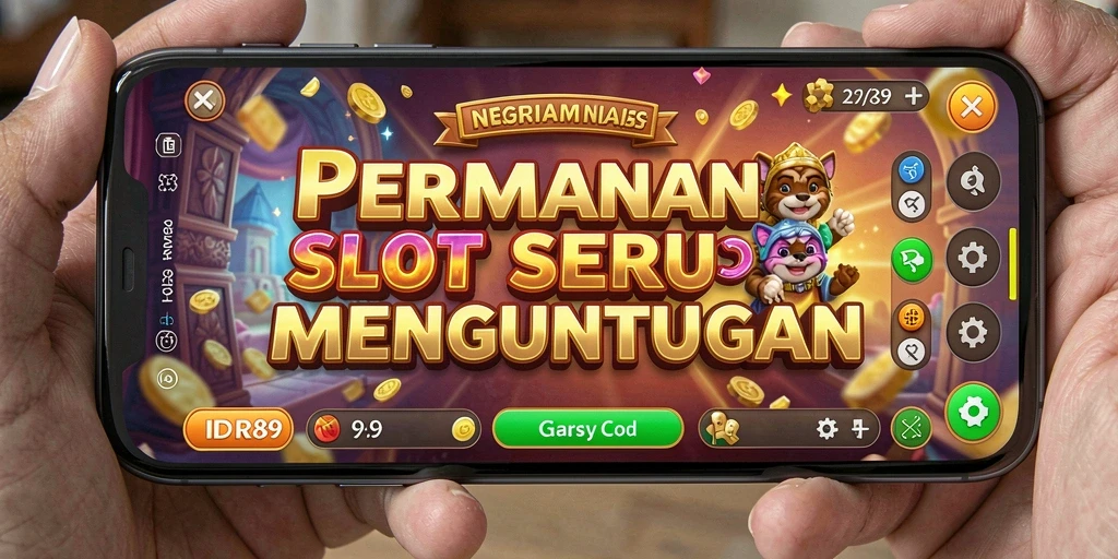 Screenshot gameplay IDR89 yang menampilkan suasana permainan slot yang seru.