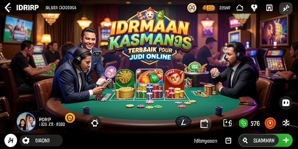 Tangkapan layar gameplay IDRRP yang menarik dalam suasana Kasino.