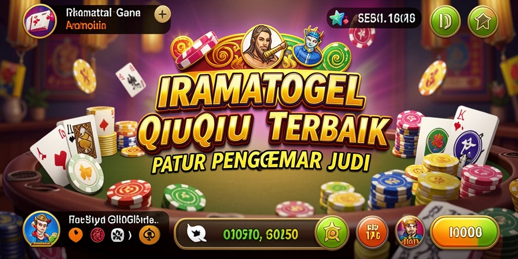 Tampilan gameplay mendebarkan dari IRAMATOGEL QiuQiu.