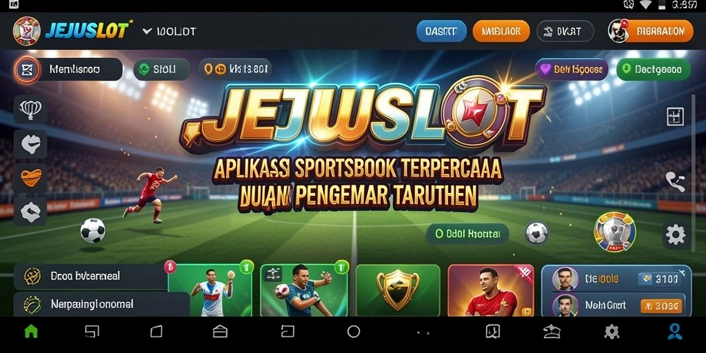 Tampilan menarik dari gameplay Sportsbook JEJUSLOT.