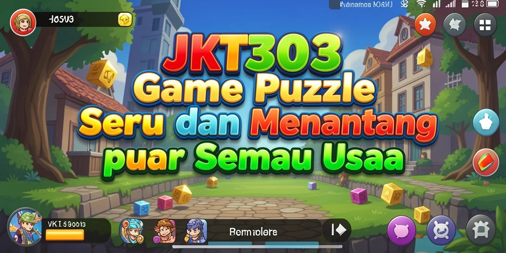 Tampilan gameplay JKT303 dengan berbagai tantangan puzzle.