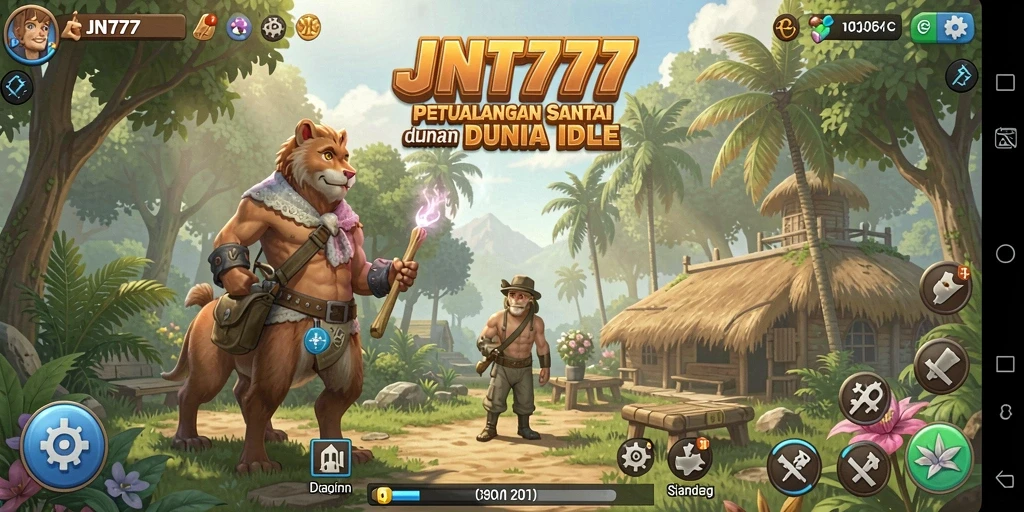 Tampilan gameplay JNT777 menunjukkan aksi santai yang menarik.