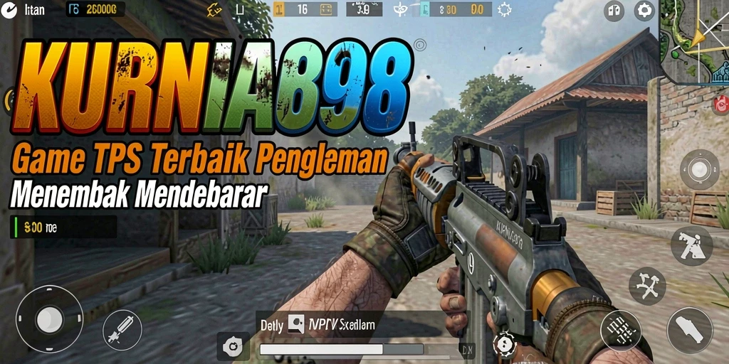 Screenshot gameplay KURNIA898 menampilkan aksi menembak yang mendebarkan.