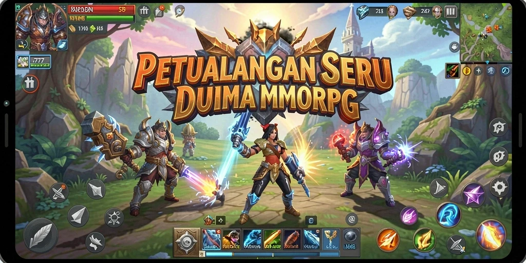 Tampilan gameplay L777 yang memukau dalam dunia MMORPG.