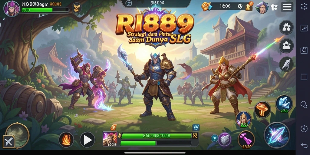 Tampilan menarik dari gameplay strategis di RI889.