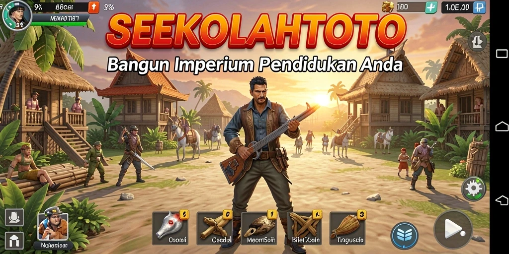 Tampilan menarik dari gameplay <strong>SEKOLAHTOTO</strong> dengan berbagai fitur manajemen.
