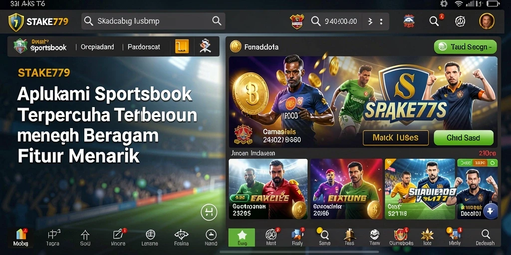Tampilan gameplay STAKE779 yang menarik dan interaktif untuk taruhan olahraga.