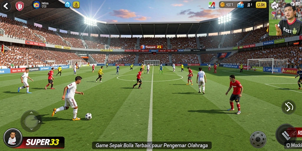 Tampilan gameplay SUPER33 yang realistis dan penuh aksi.