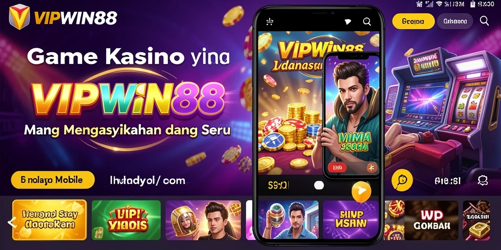 Tampilan gameplay seru dari VIPWIN88 menunjukkan keseruan permainan kasino.
