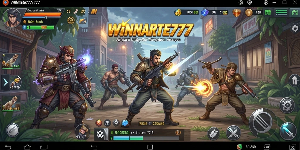 Tampilan aplikasi WINRATE777 yang intuitif dan efektif.