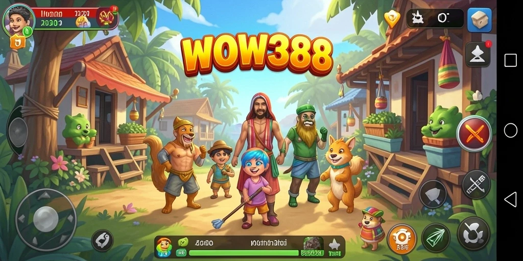 Screenshot dari gameplay WOW388 yang menunjukkan momen seru dan menantang.
